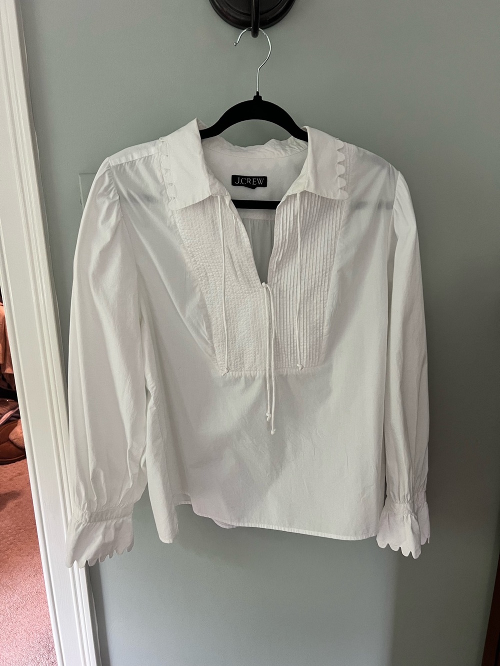 J.Crew cotton Poplin blouse